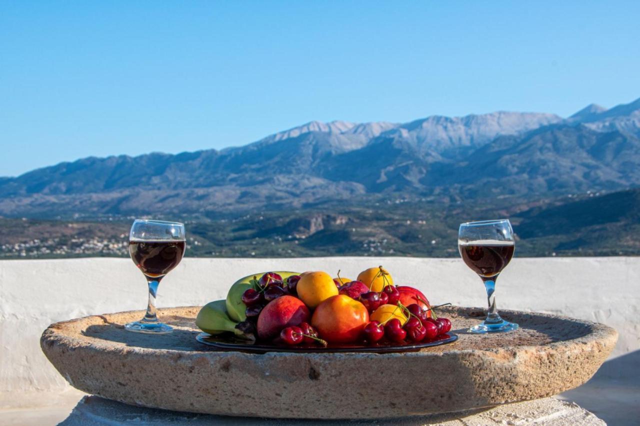 Bella-Maria At Aptera With Mountain And Sea View !! Chania  Exterior photo