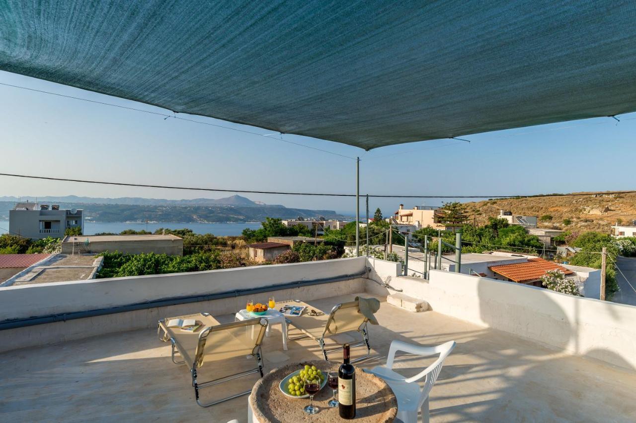 Bella-Maria At Aptera With Mountain And Sea View !! Chania  Exterior photo
